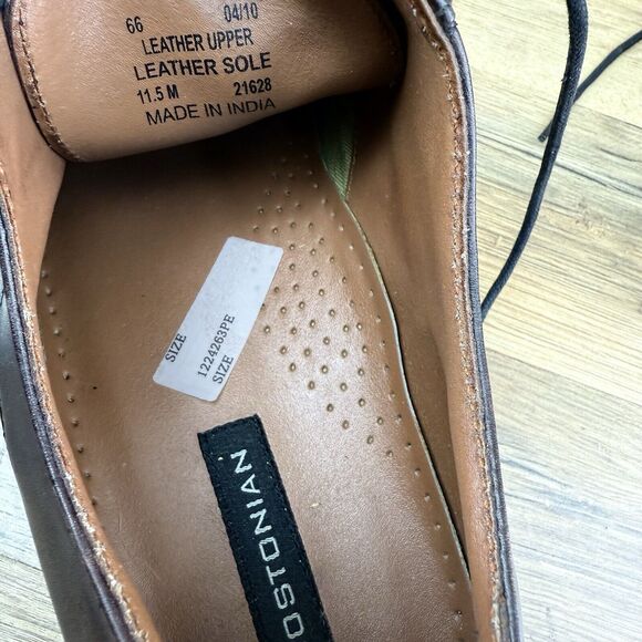Bostonian Impression Men\'s Cap Toe Dress Shoes Size 11.5M Leather main image 6